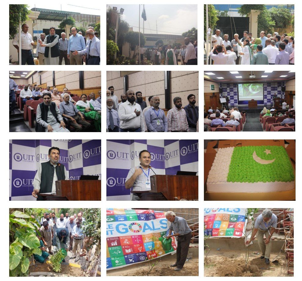 Green Pakistan Independence Day Celebration