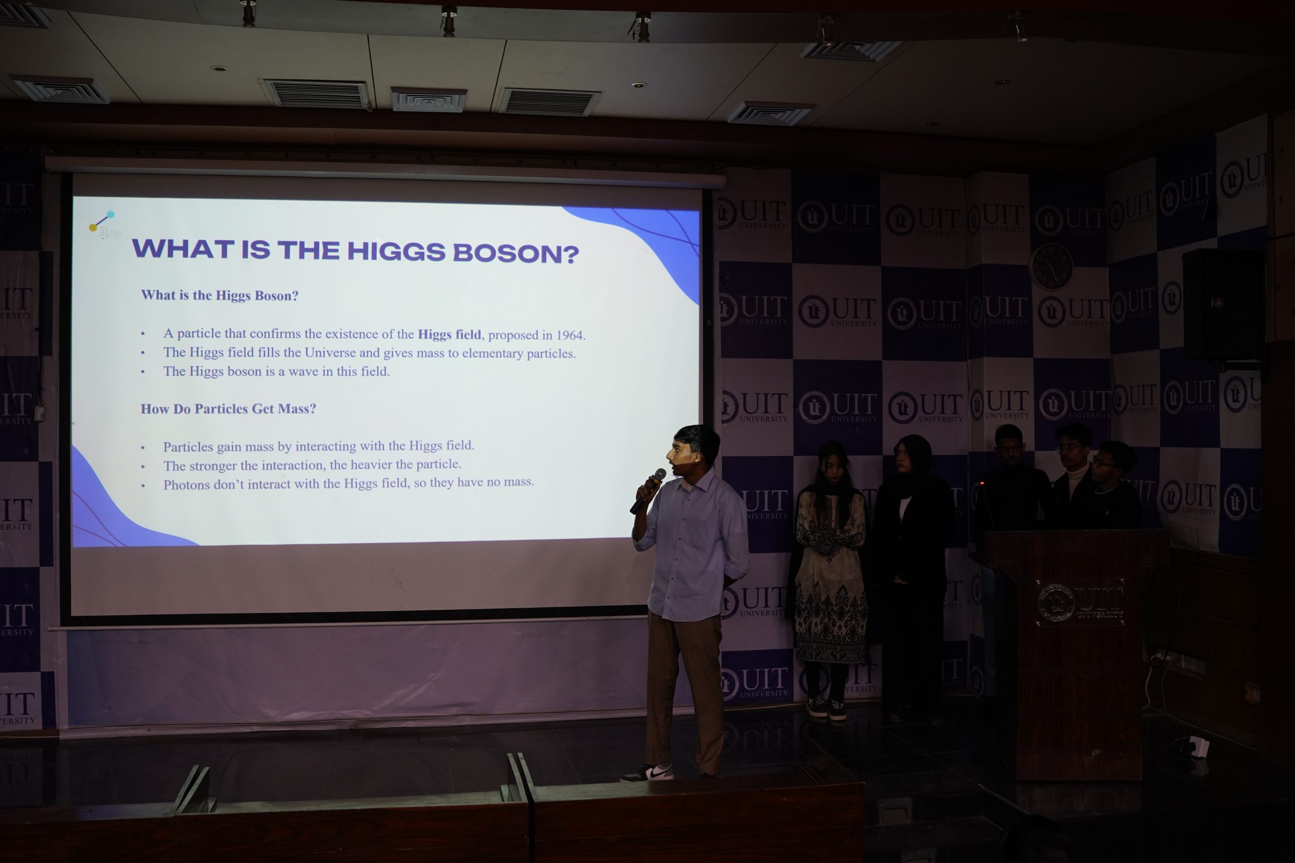 Presentation of First Semester CS & SE Students