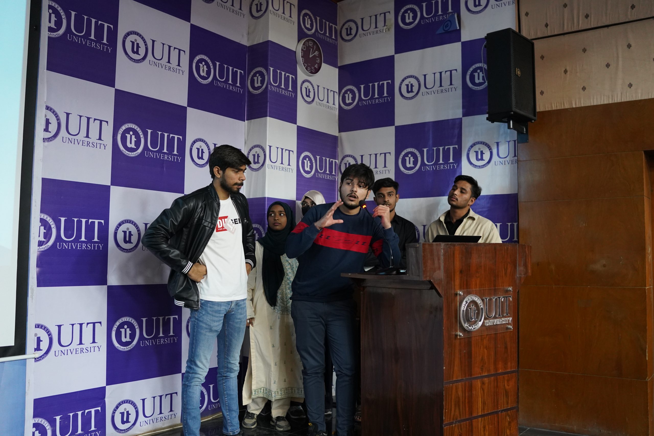 Presentation of First Semester CS & SE Students